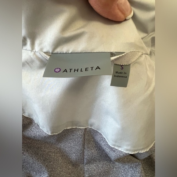 Athleta | Women’s SZ Small | Gray Cropped Journey Jacket | Windbreaker Full Zip - Picture 10 of 11
